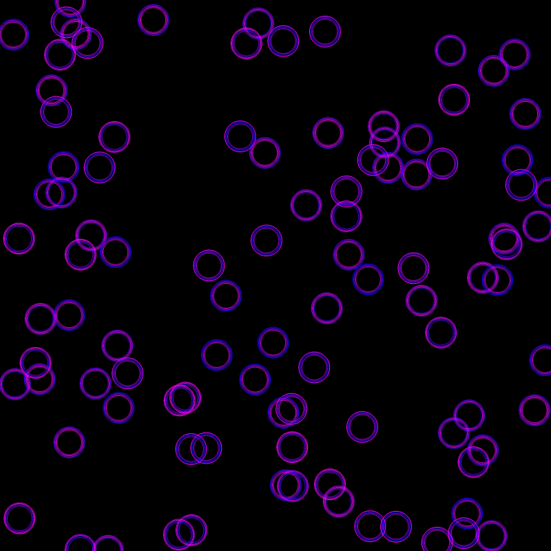 Bouncing circles #17 static token preview