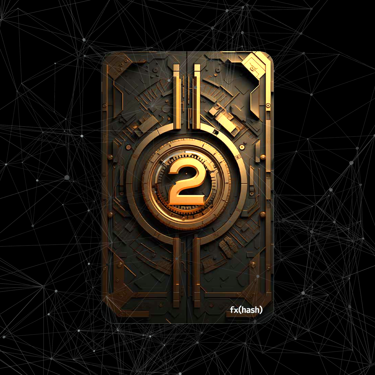 FXHash 2.0 Card #71 static NFT preview