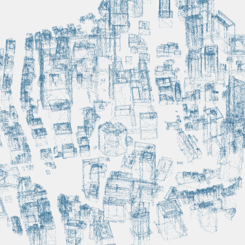 Algorithmic Drawing: Minato City Tokyo #44 static token preview
