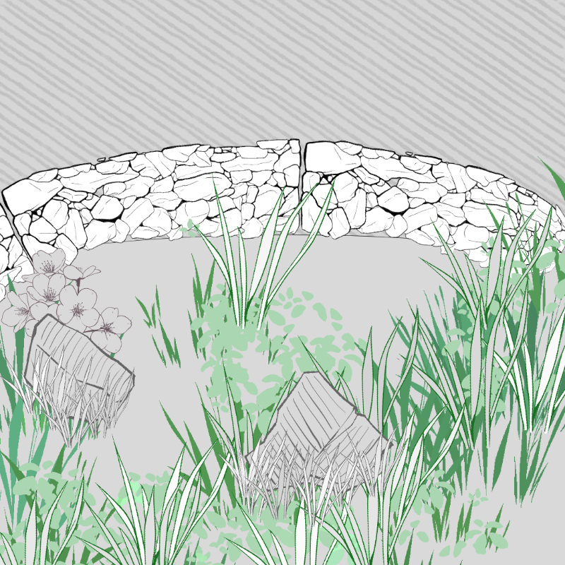 Wild Grass and Rubble #198 static NFT preview