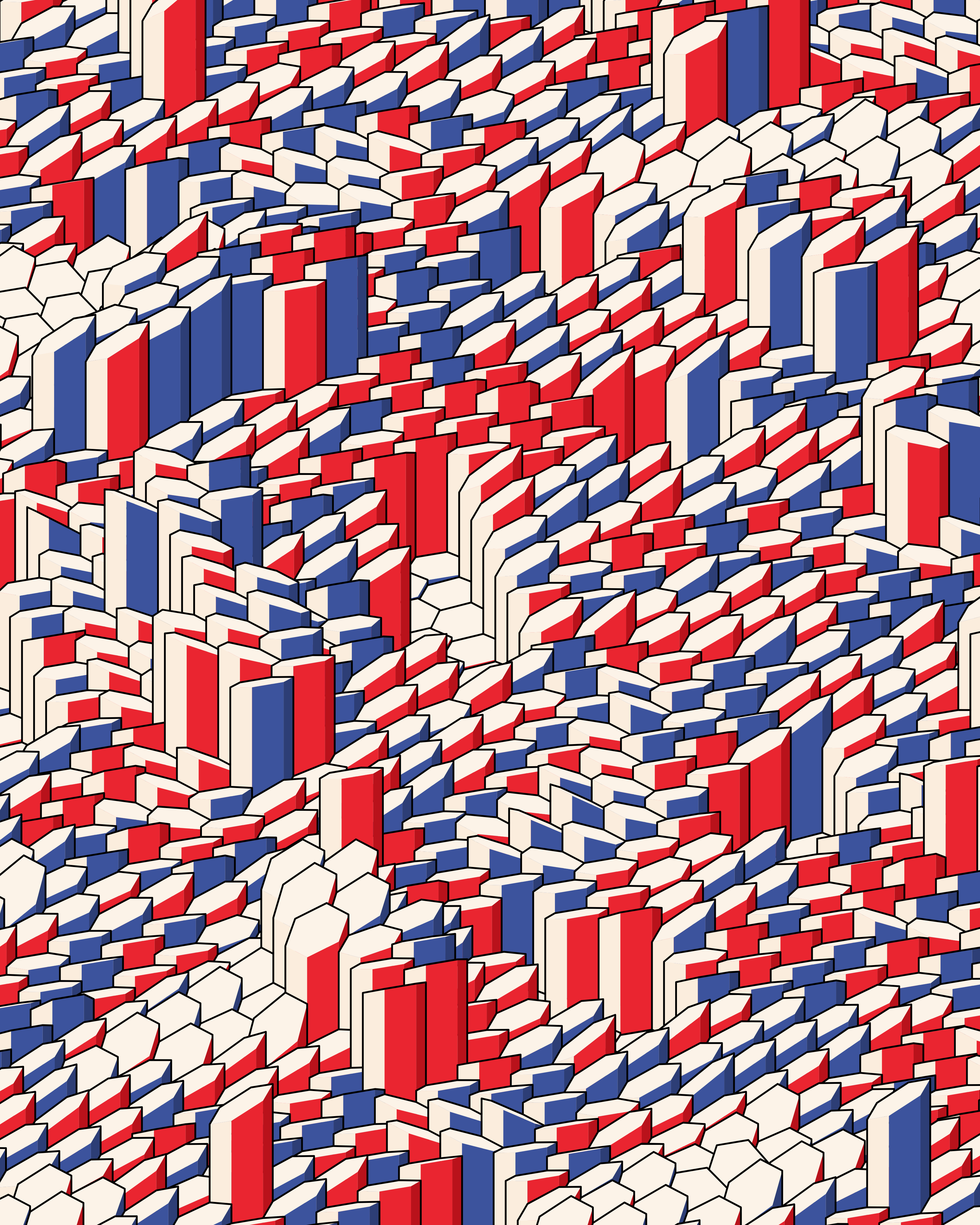 Hexagones Landscape #347 static NFT preview