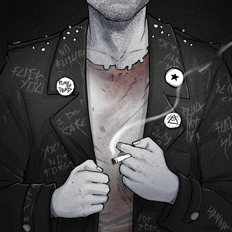 PUNX NOT DEAD #540 static token preview