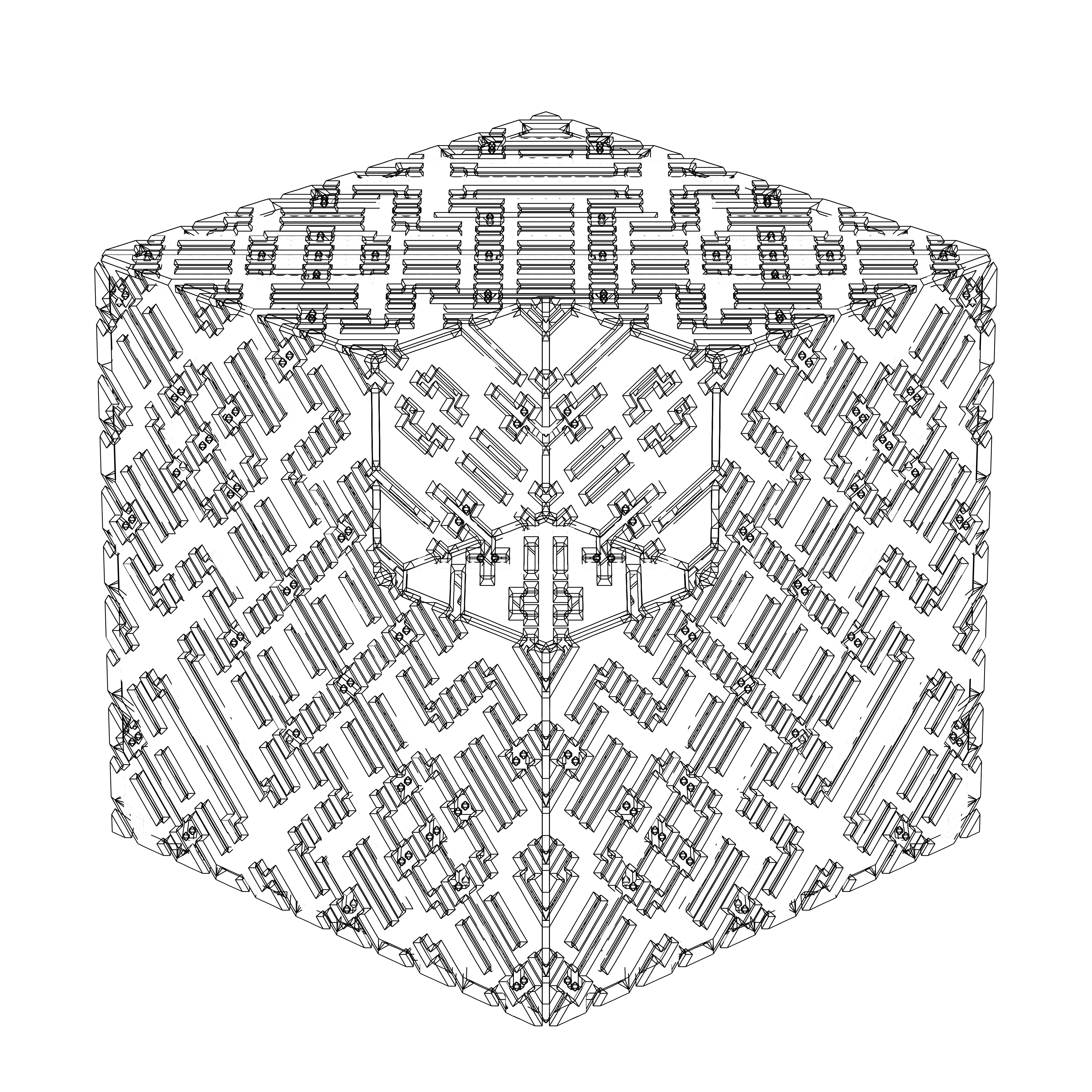 LL21 Alien Art Cube #120 static NFT preview