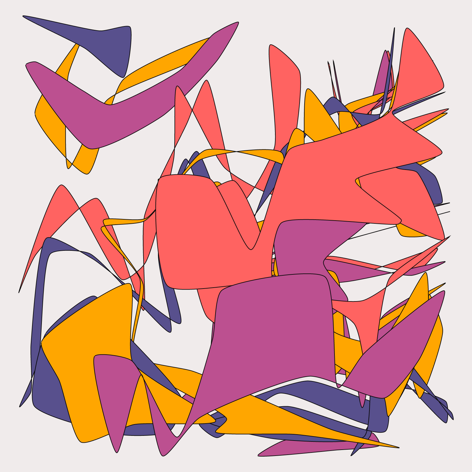 Geometric colorful shapes 2 (Free edition) #76 static NFT preview