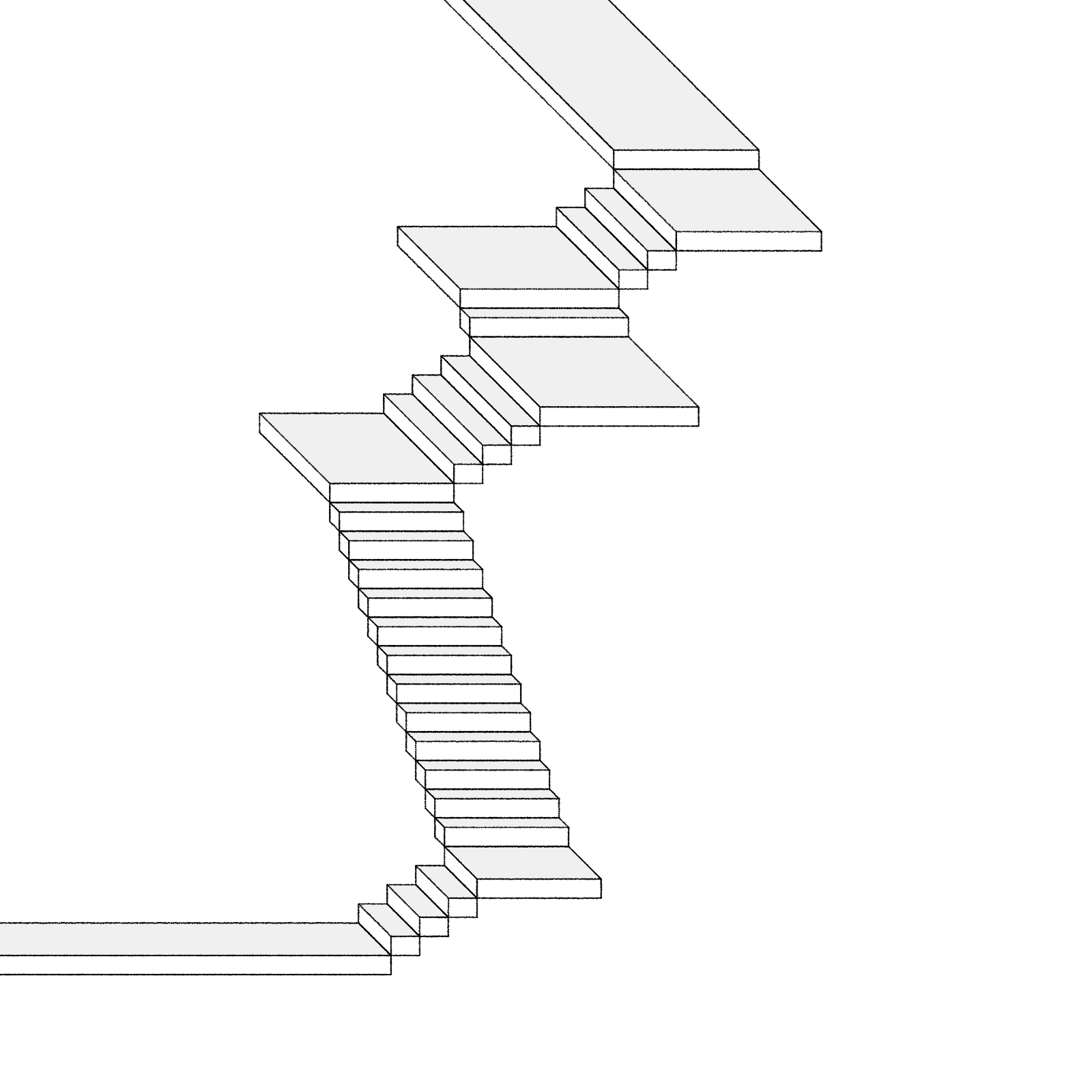 Stairs in a room #125 static NFT preview