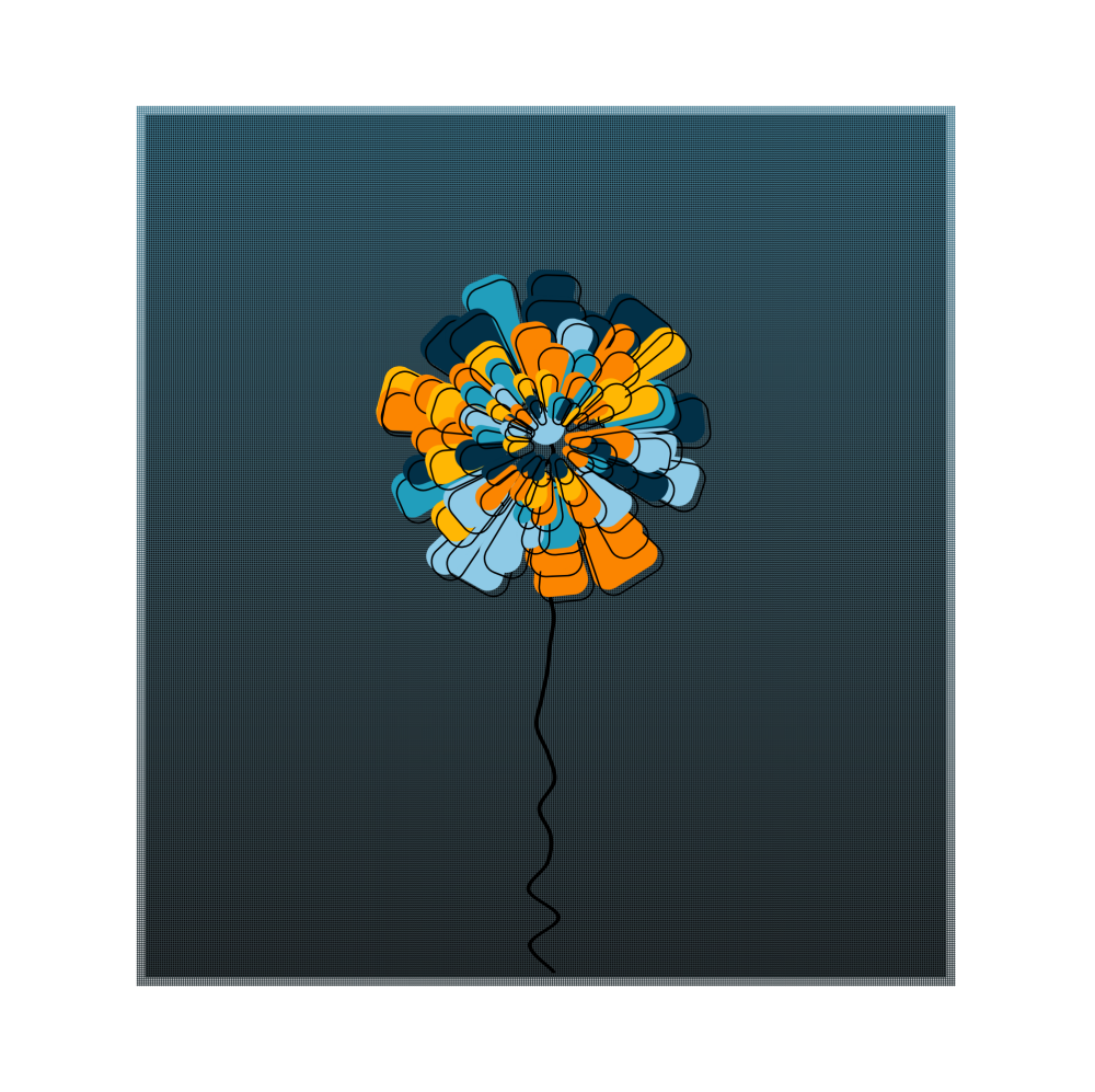 五彩向日葵 colorful sunflowers #28 static token preview