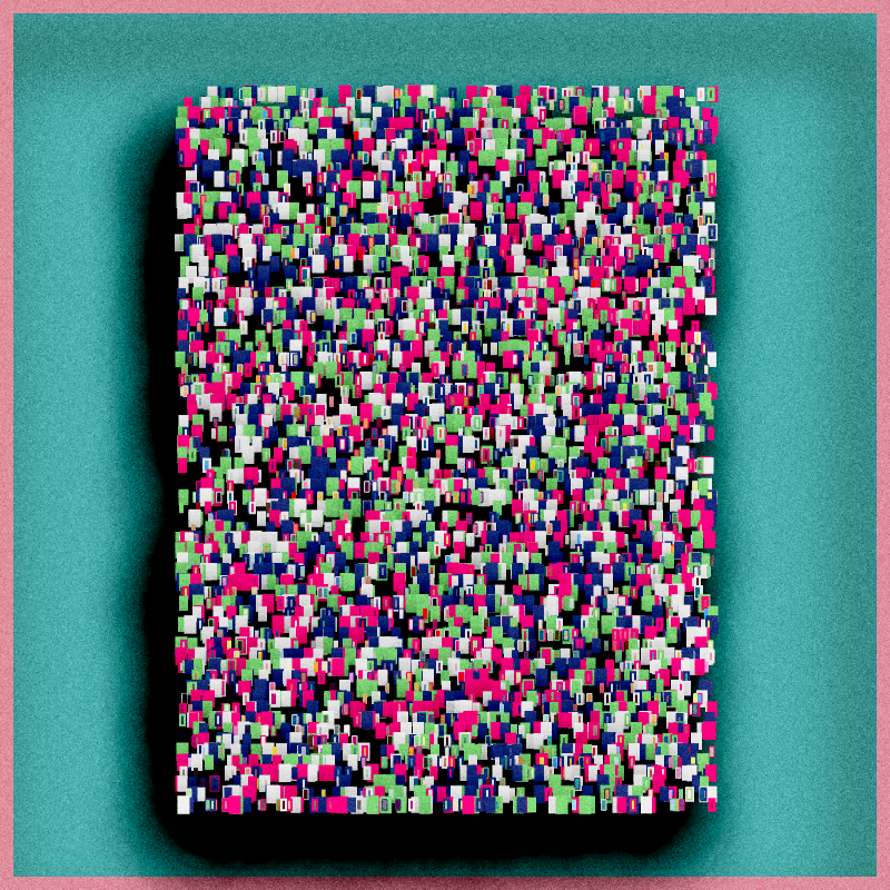 Floating Bookshelves #43 static token preview