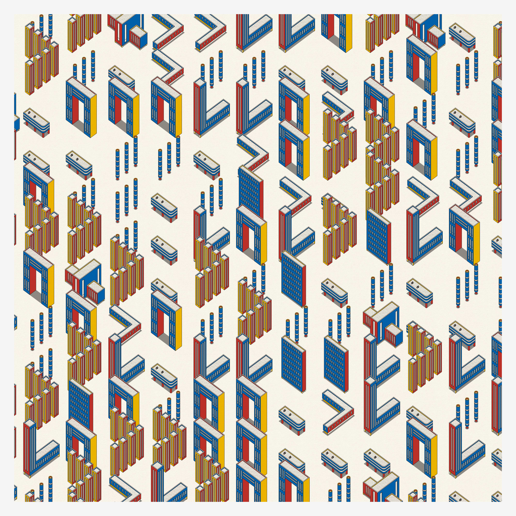 Bauhausstadt #102 static NFT preview