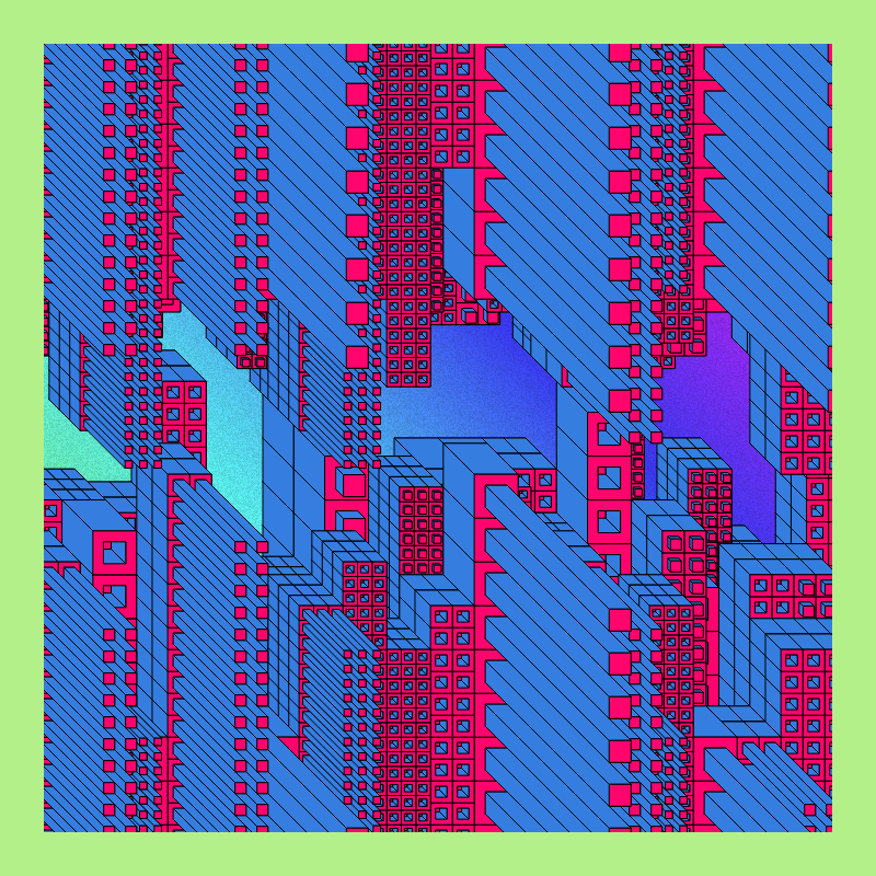 Cube City - Upside Down #31 static token preview