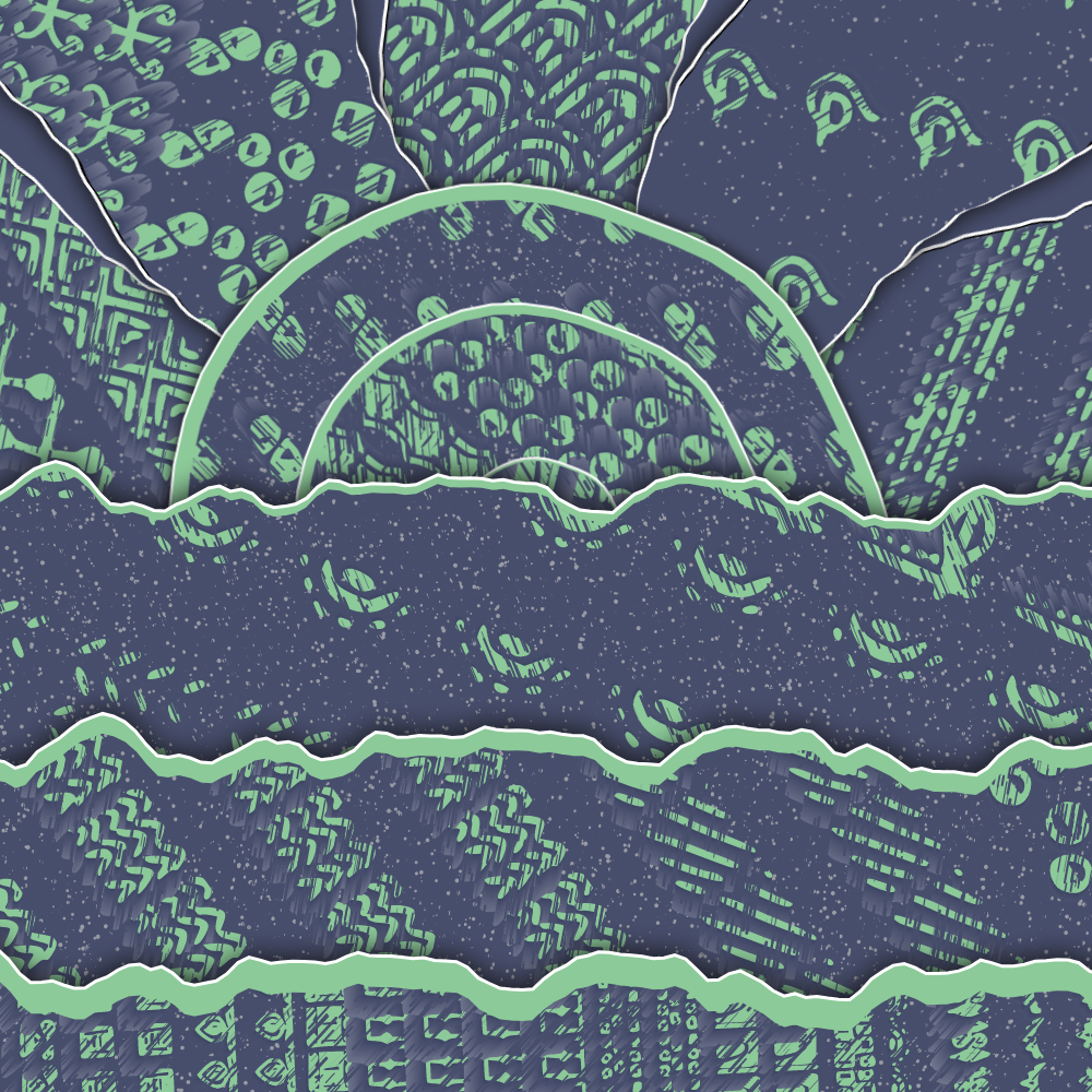 Hawaii - Genuary32 #4 static token preview