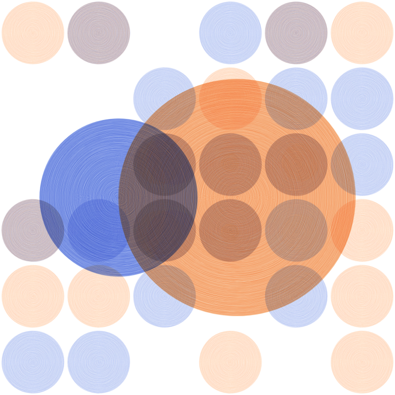 Brushed Circles #33 static NFT preview