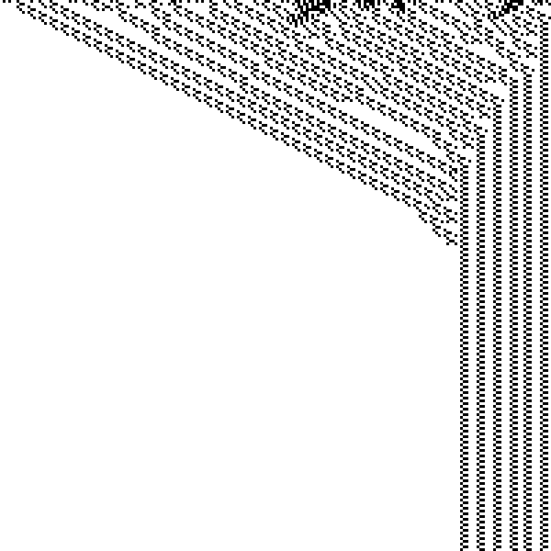 Colored Elementary Cellular Automaton #304 static token preview