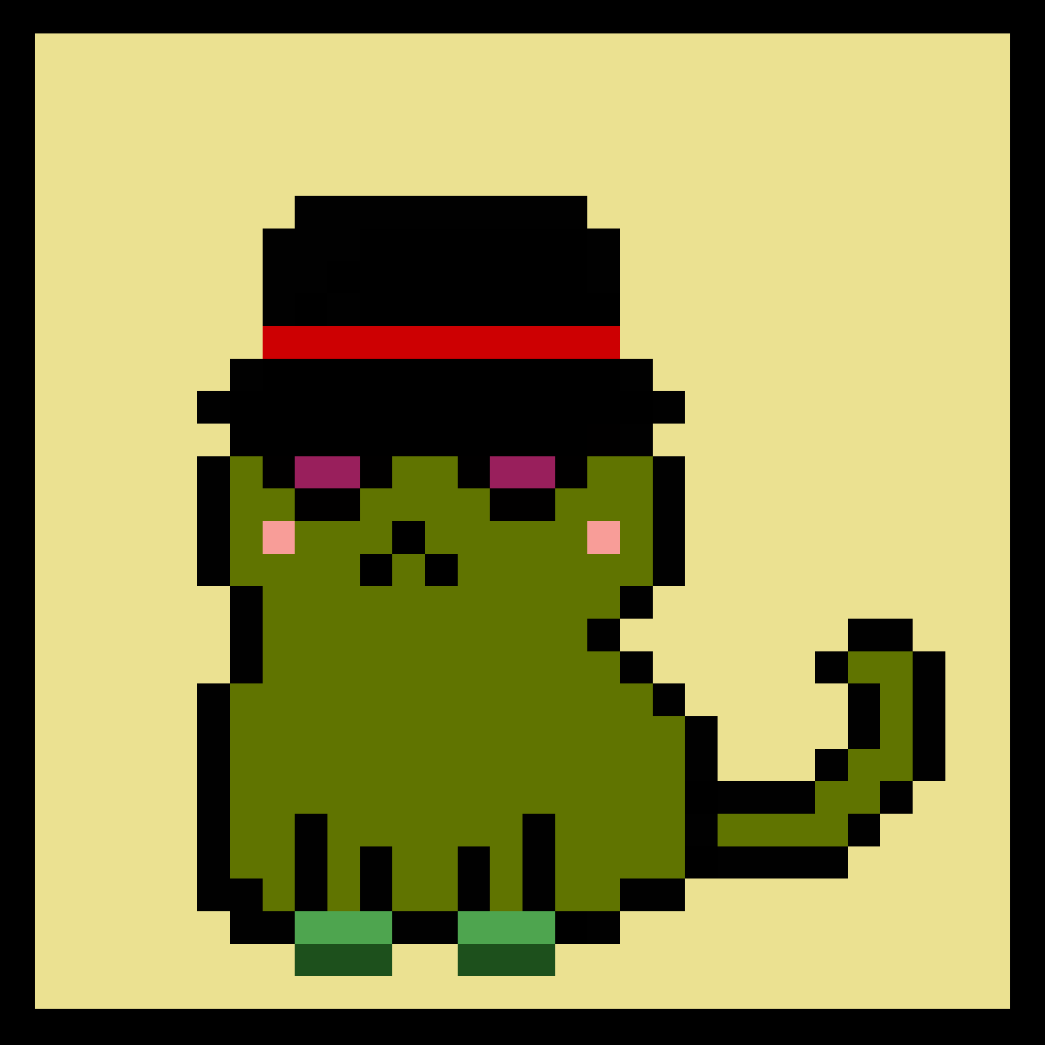 Lazy Kitties #1651 static token preview