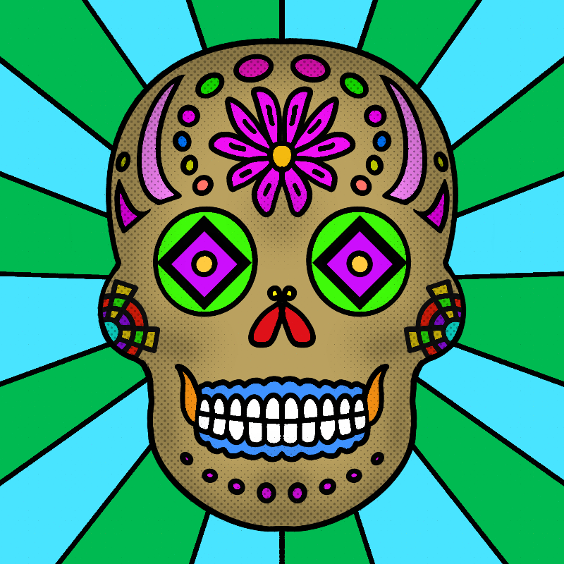 Sugar Skulls #283 static NFT preview