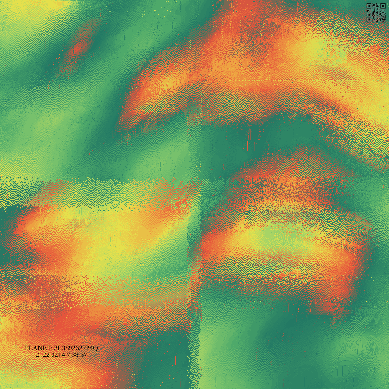 Digital Rain #18 static NFT preview