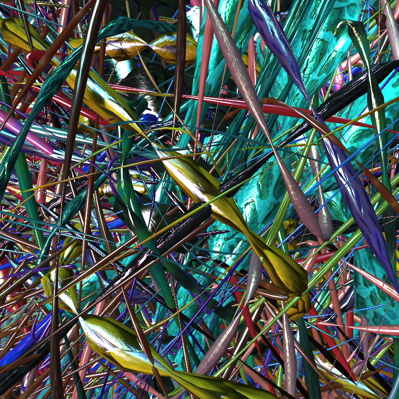 Prismatic Thickets #347 static token preview
