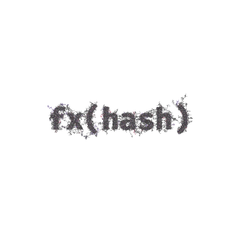 FXHASH Generative Logo #695 static token preview