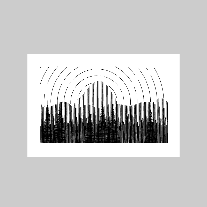 Layered Landscapes #8 static token preview