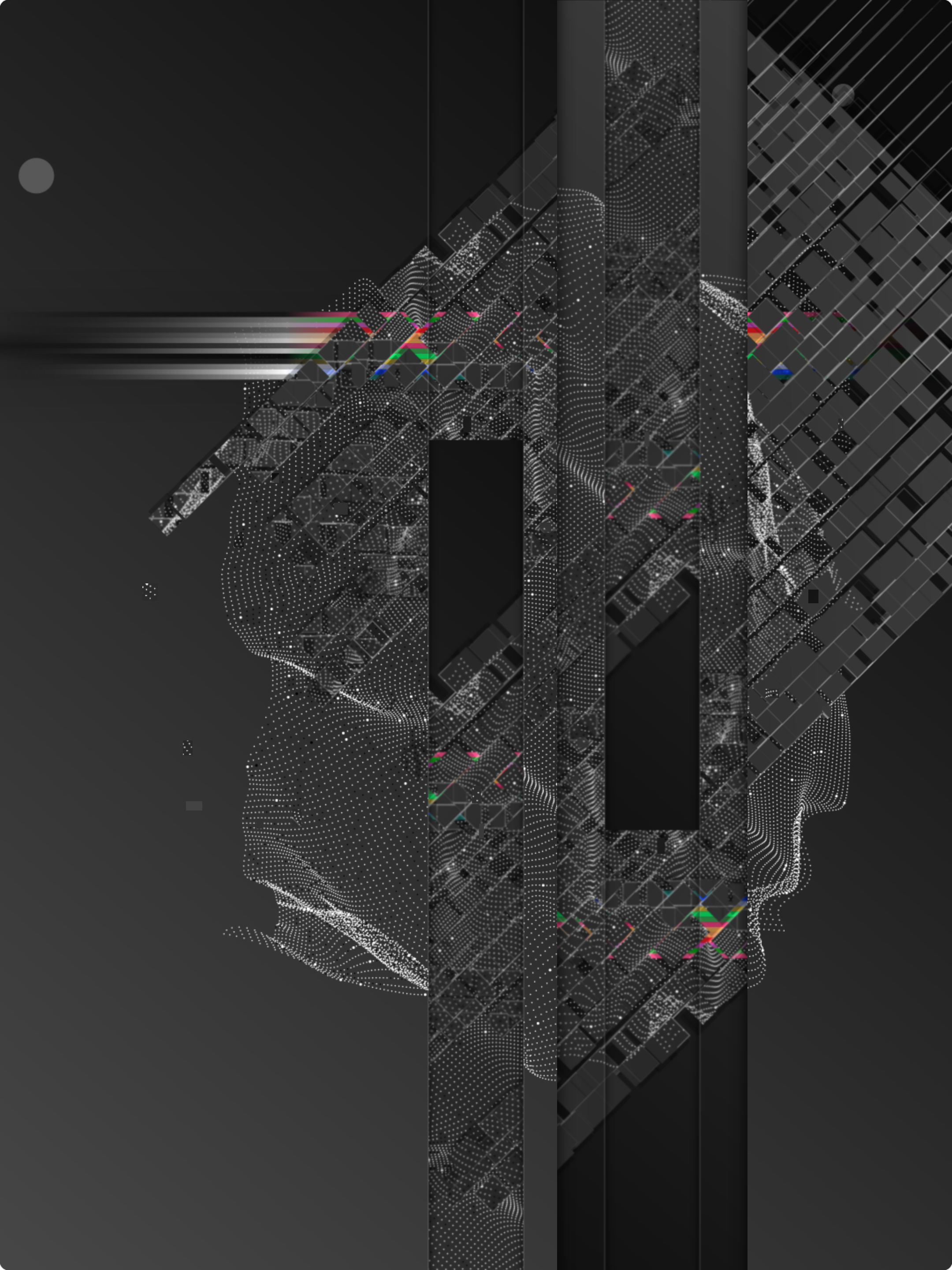 Fronteras en abstracto #226 static token preview