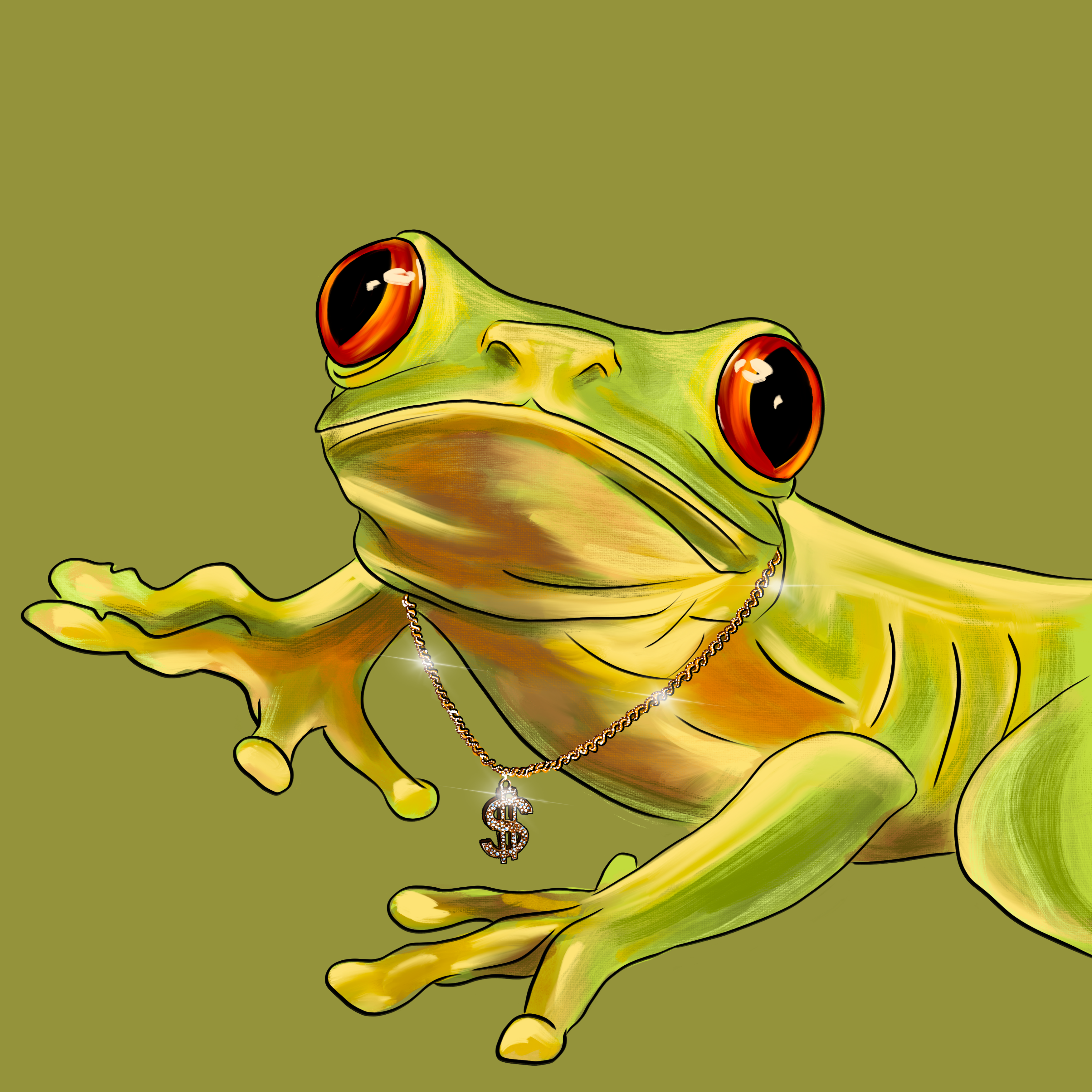 fxFrog #31 static NFT preview