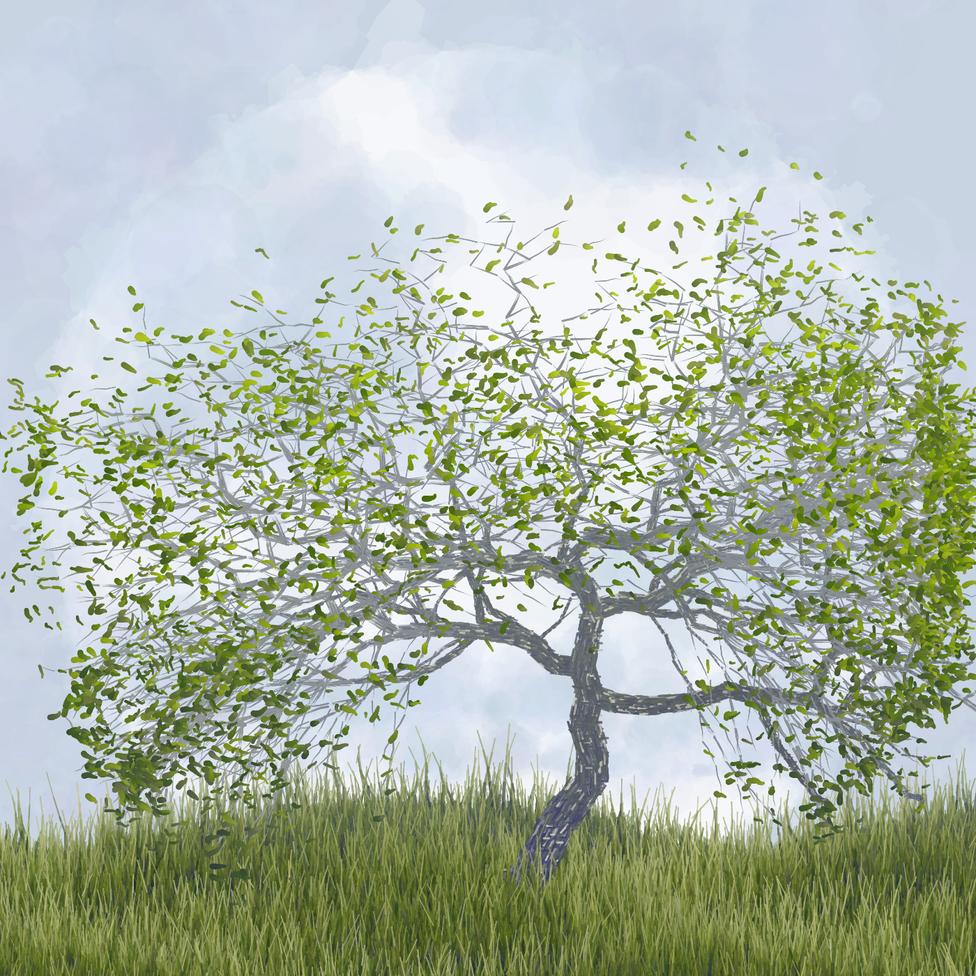 Ornamental Tree #108 static NFT preview