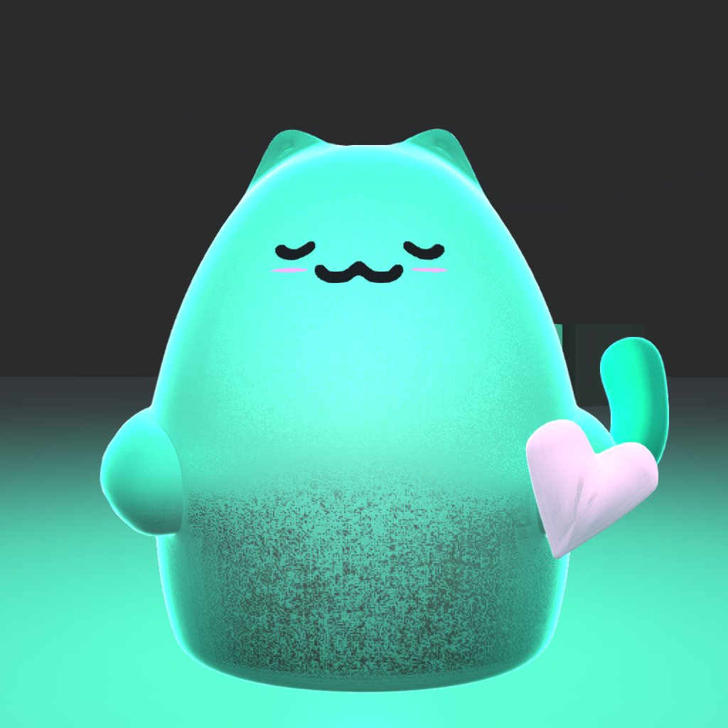 Glow Kitties #34 static token preview