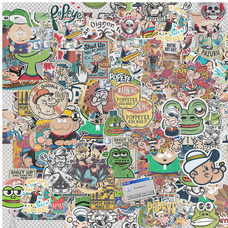 Sticker addict: PEPEYE #50 static NFT preview