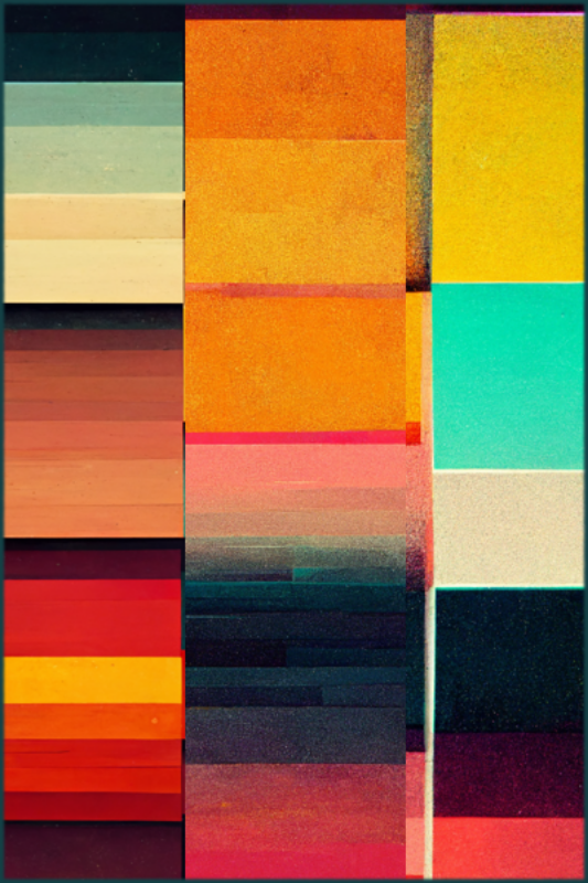 Vibrant Composition #80 static token preview