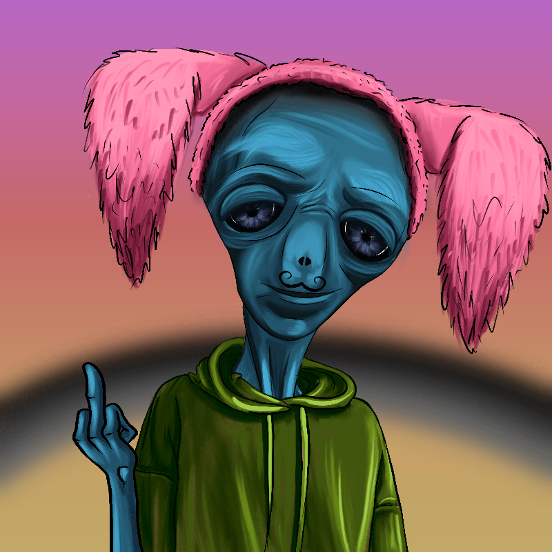 fxAlien #72 static NFT preview