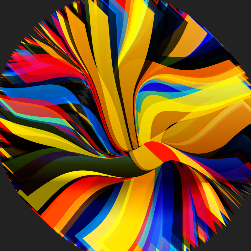 Ribbon Vortex #73 static NFT preview