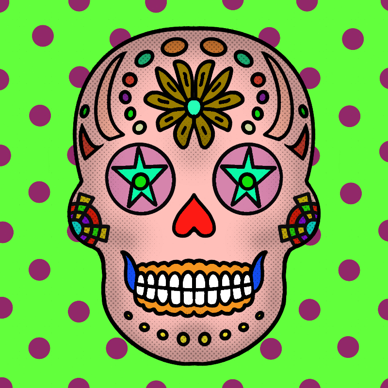 Sugar Skulls #66 static token preview