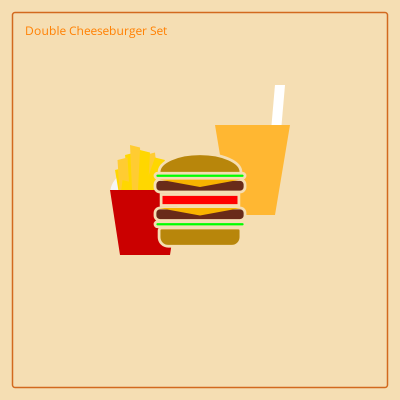HAMBURGER!! #8 static token preview
