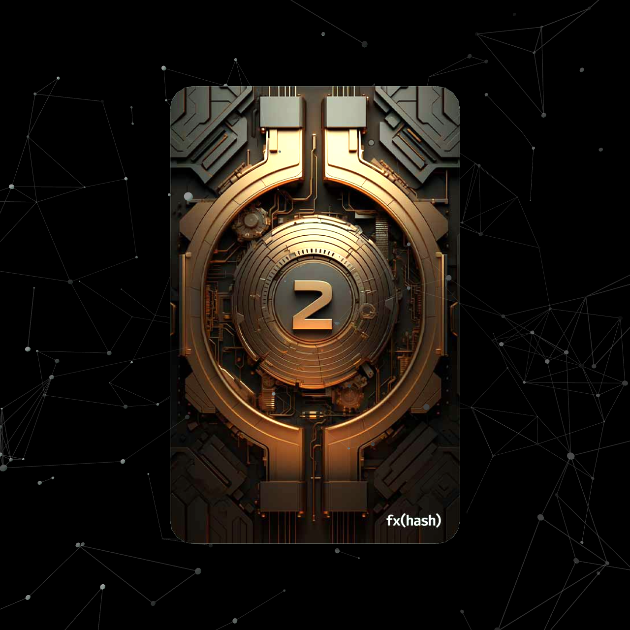FXHash 2.0 Card #298 static NFT preview