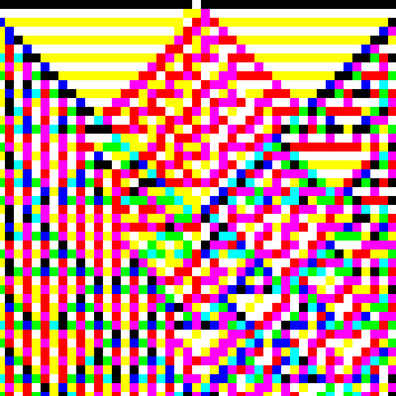 RGB Elementary Cellular Automaton #359 static token preview