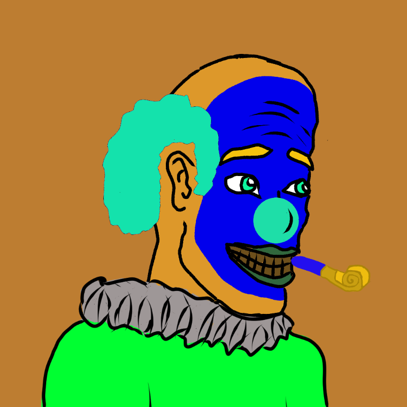 Evil Clownzos #55 static NFT preview