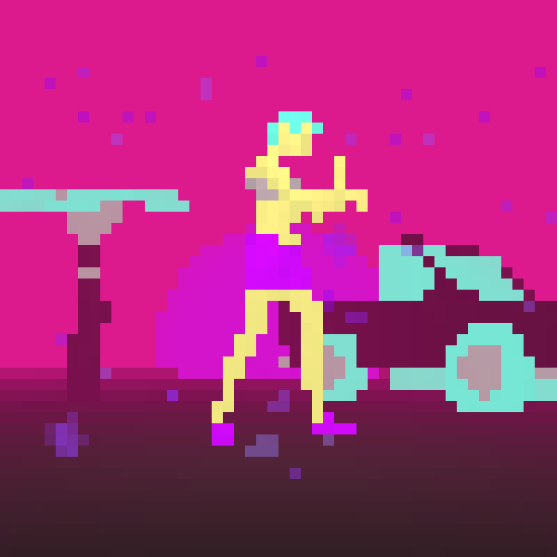 Sunset Dancers #4 static token preview