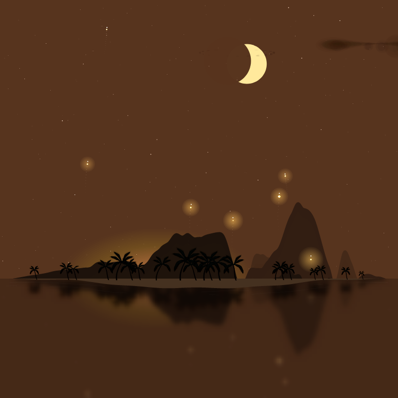 Fireworks Island #41 static NFT preview