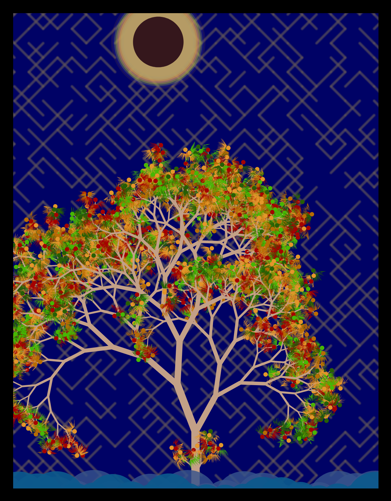 Lonely Tree #34 static NFT preview