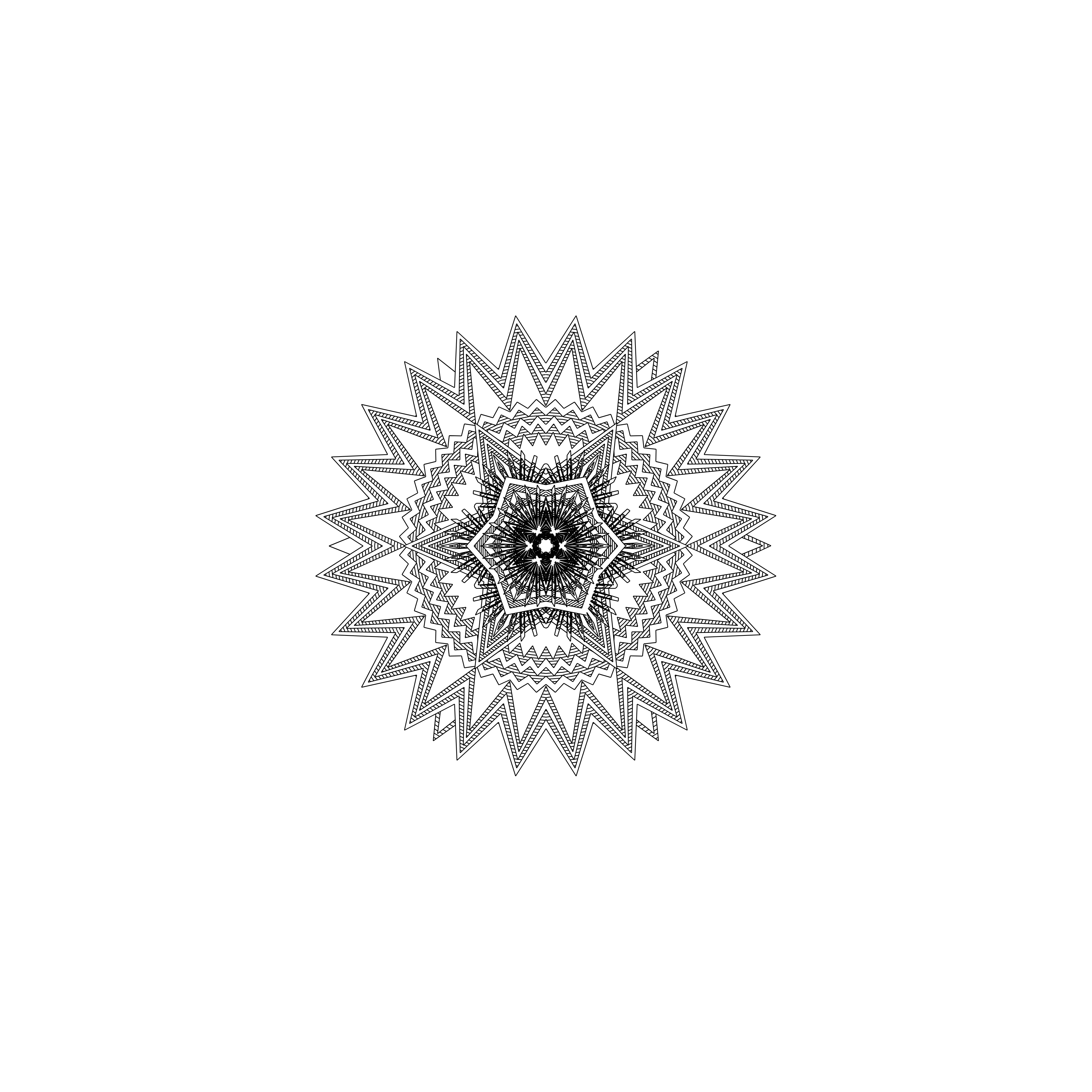 LL21 Mandala #605 static NFT preview