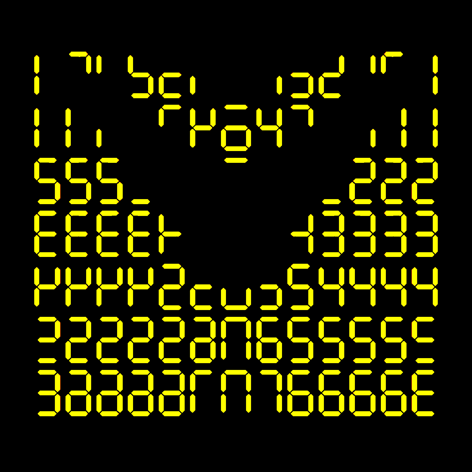 Digits #1078 static NFT preview