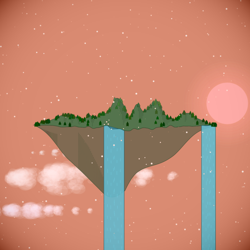 Flying Islands #42 static NFT preview