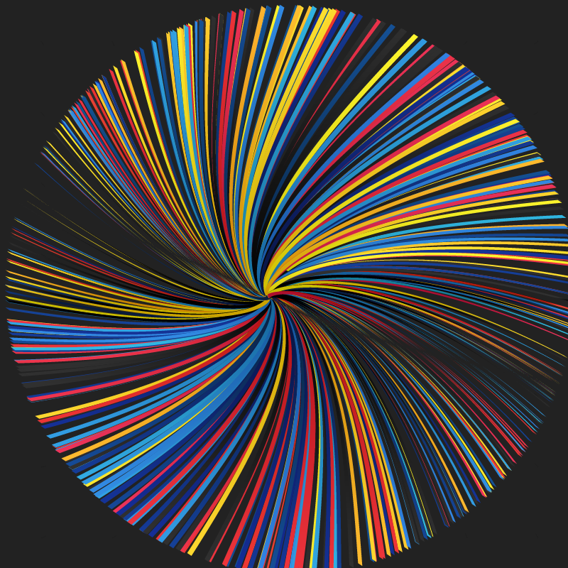 Ribbon Vortex #40 static NFT preview