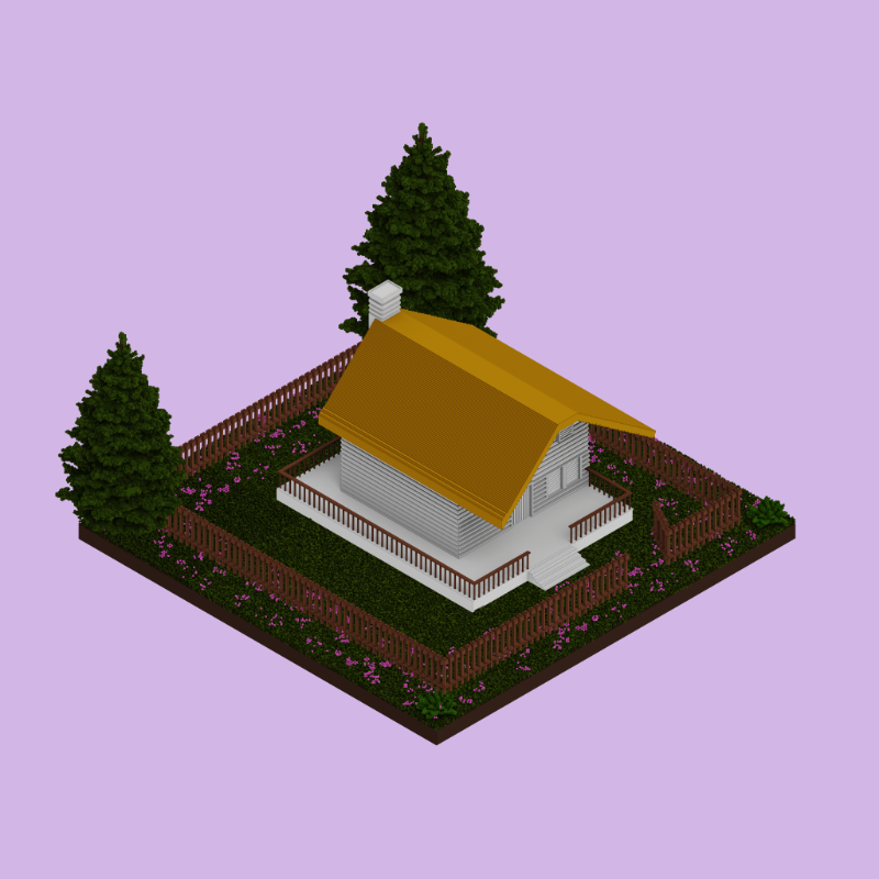 Pastel cottages #37 static token preview