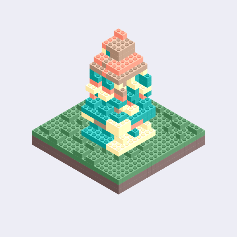 Plastic Town I #38 static token preview