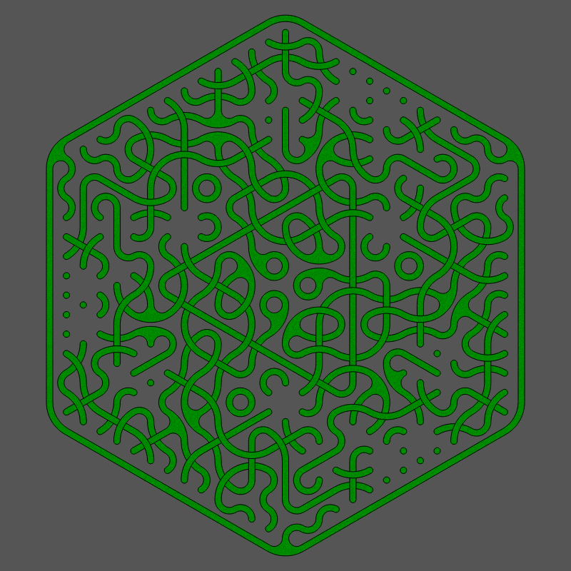 Threefold Symmetry - Dark Variations #488 static token preview