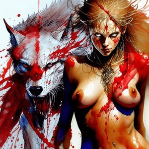 Wild Girl and Wolf project preview