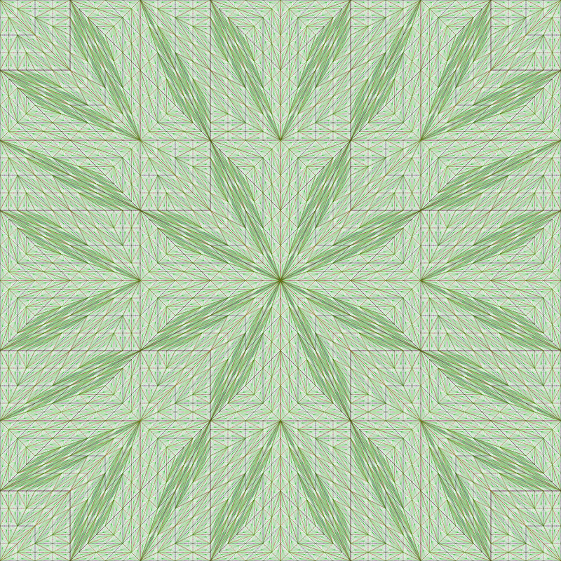 Triangle Subdivisions #86 static NFT preview