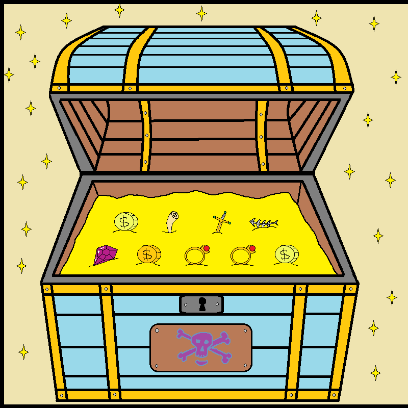 Treasure loot box #34 static token preview