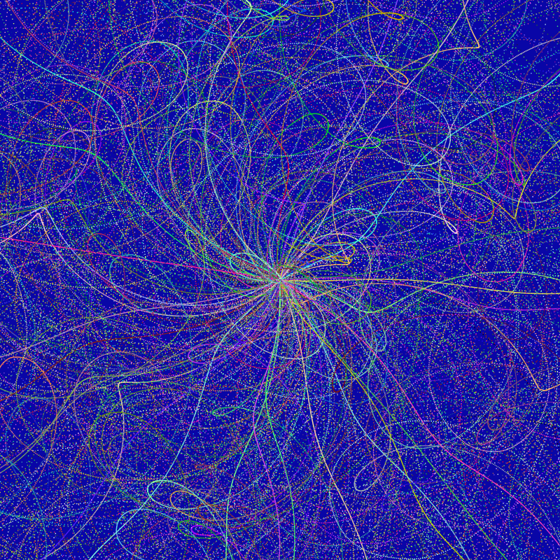 Particle Collider Explosions #23 static NFT preview