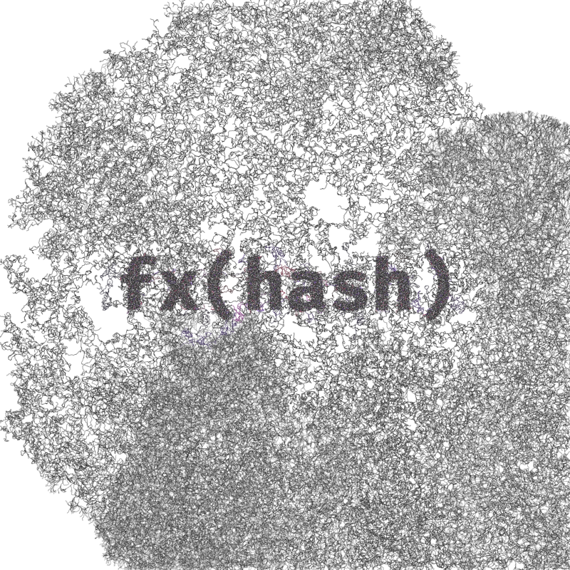 FXHASH Generative Logo #296 static token preview